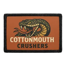 Pull Patch Cottonmouth Crushers patch med velcro