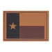 Pull Patch Texas State Flag patch læder velcro