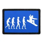 Pull Patch Snowboard Evolution velcromærke 76x51 mm