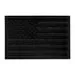 Pull Patch American Flag sort læder patch velcro