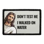 Pull Patch Don’t Test Me Jesus patch med velcro