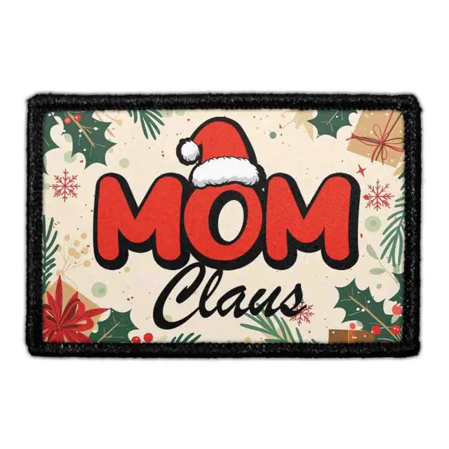 Pull Patch Mom Claus patch velcro jul 1 stk
