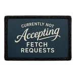 Pull Patch Fetch Requests patch med velcro 76x51 mm