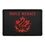 Pull Patch Maple Menace patch med velcro canada