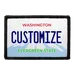 Pull Patch Washington nummerplade patch 76 mm egen tekst