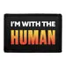 Pull Patch I’m With Human patch med velcro 7,6 cm