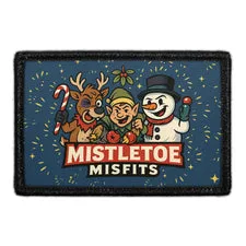 Pull Patch Mistletoe Misfits patch med velcro jul