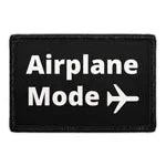 Pull Patch Airplane Mode velcromærke 76x51 mm