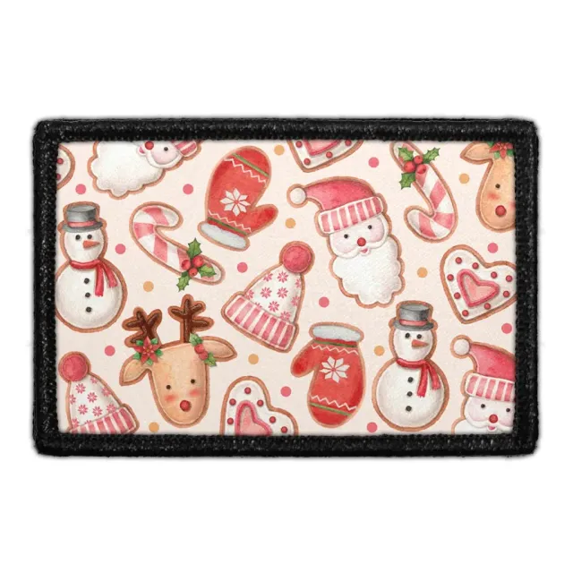 Pull Patch Xmas Wallpaper patch 7,6x5 cm velcro julemønster