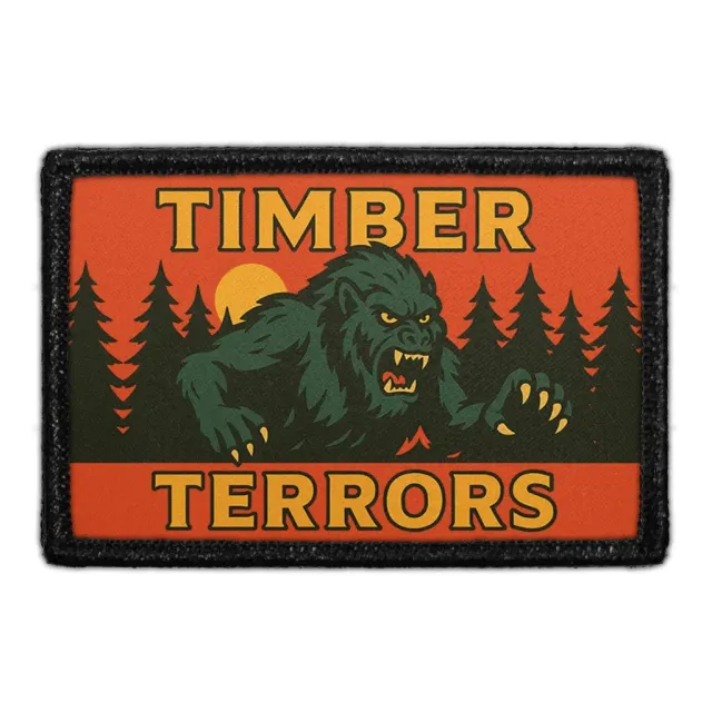 Pull Patch Timber Terrors patch 3x2 velcro