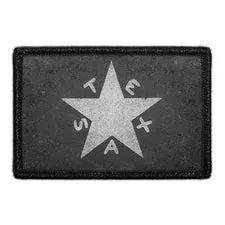Pull Patch Battle of San Jacinto patch 76x51 mm sort-hvid