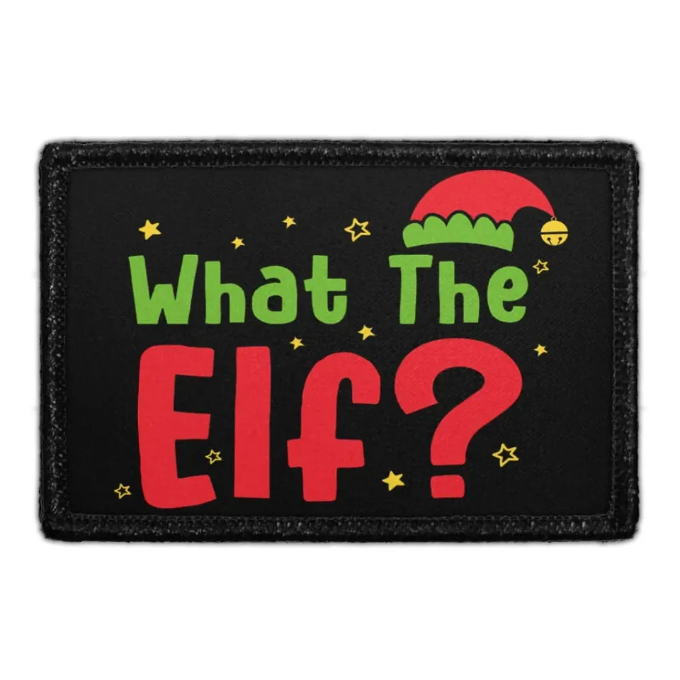 Pull Patch What The Elf patch 7,6 cm sjov