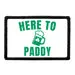 Pull Patch Here To Paddy Beer patch hvid