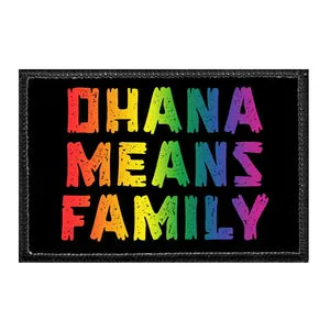 Pull Patch Ohana Means Family patch velcro