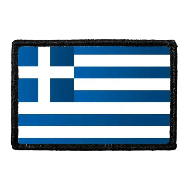 Pull Patch Greece Flag patch farve velcro