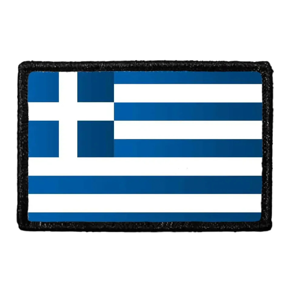 Pull Patch Greece Flag patch farve velcro