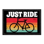 Pull Patch Just Ride Retro patch med velcro 76x51