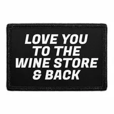 Pull Patch Love You To Wine Store Back patch 7,6x5cm vin
