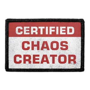 Pull Patch Certified Chaos Creator patch velcro