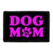 Pull Patch Dog Mom Pink And Black patch med velcro lyserød