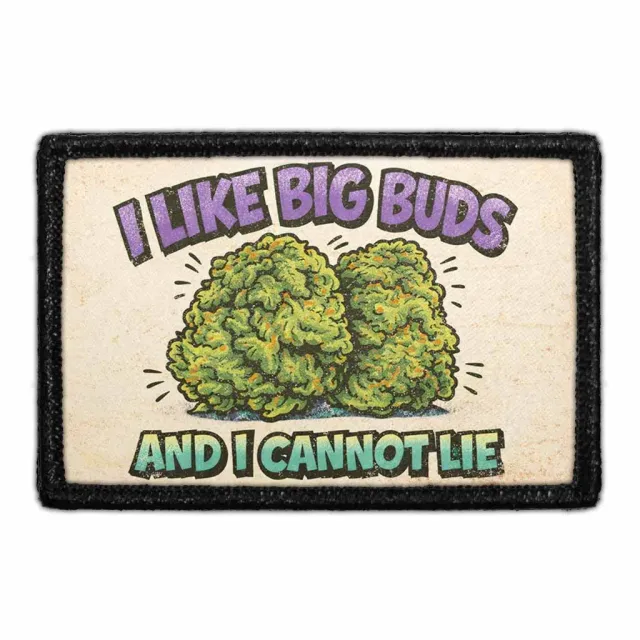 Pull Patch I Like Big Buds patch 3x2 sjov
