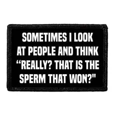 Pull Patch Really That Is The Sperm velcromærke 76 mm