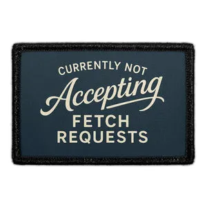Pull Patch Fetch Requests patch med velcro 76x51 mm