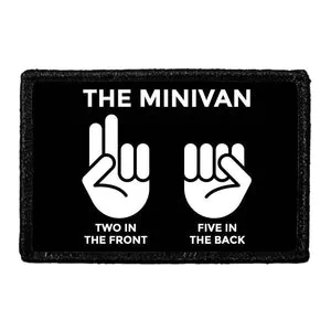 Pull Patch The Minivan Two In The Front patch med velcro sjov