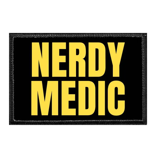 Pull Patch Nerdy Medic patch med velcro nørd