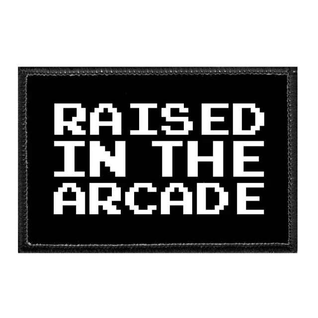 Pull Patch Raised In The Arcade patch 7,6x5 gaming