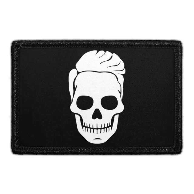 Pull Patch Skull Nice Hair velcropatch 76x51 mm