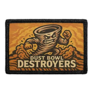 Pull Patch Dust Bowl Destroyers patch 7,6x5 cm velcro
