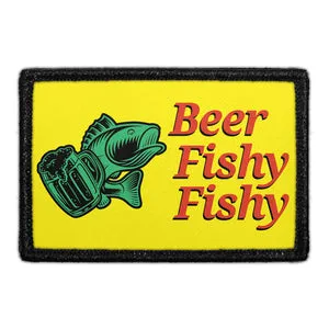 Pull Patch Beer Fishy Fishy patch med velcro øl fisk