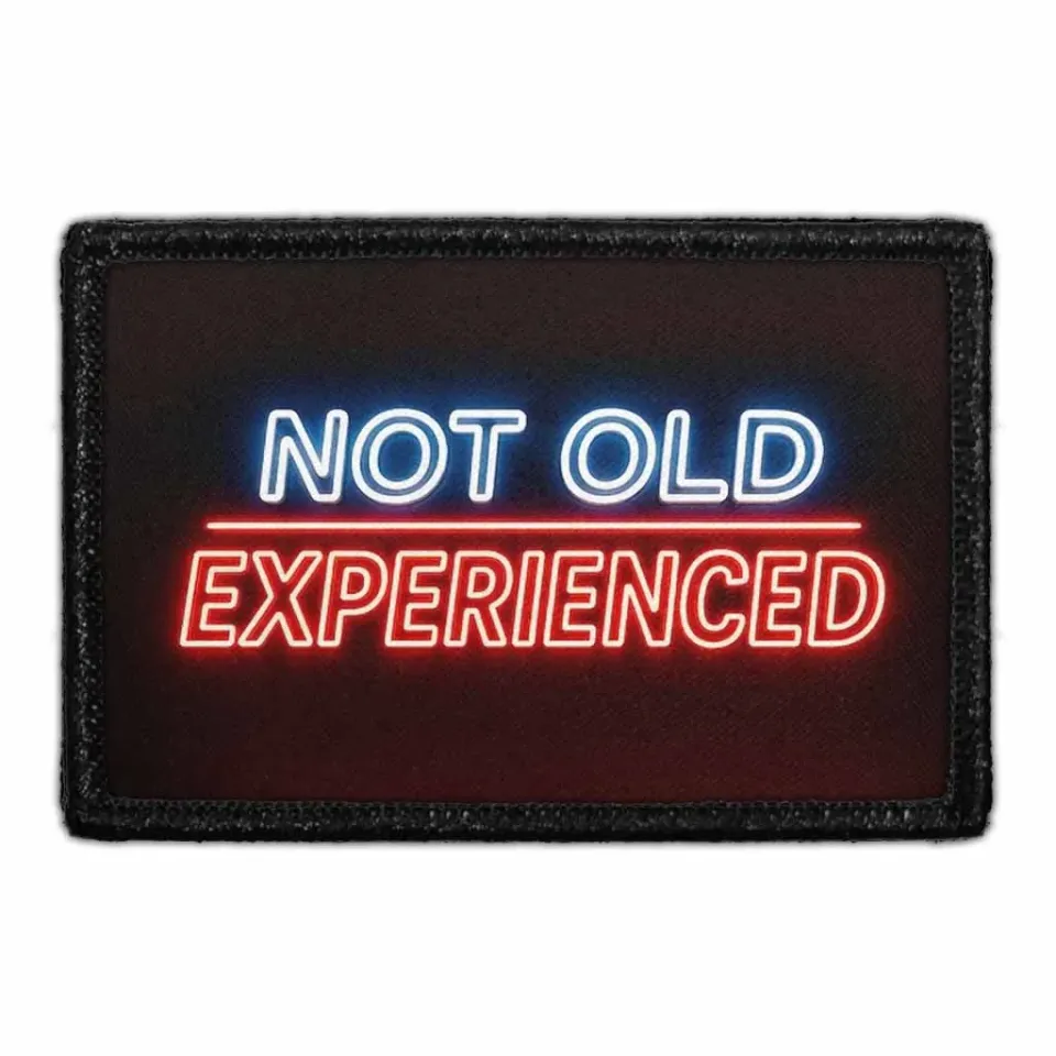 Pull Patch Not Old Experienced patch velcro fødselsdag