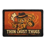 Pull Patch Thin Crust Thugs patch 76x51 mm pizza