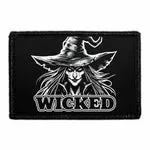 Pull Patch Wicked Witch patch med velcro halloween
