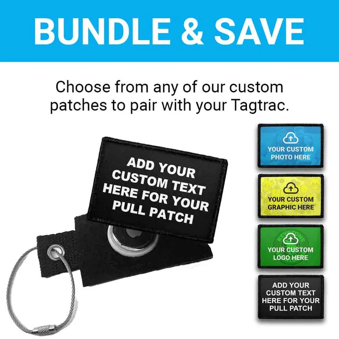 TagTrac Custom Photo + TagTrac Vertical sæt AirTag