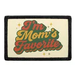 Pull Patch I'm Mom's Favorite patch velcro 76x51 mm