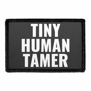 Pull Patch Tiny Human Tamer patch med velcro 76x51 mm
