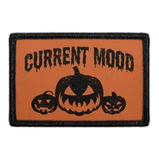 Pull Patch Current Mood Pumpkin patch 76x51 mm velcro