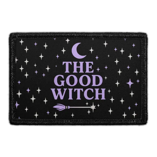 Pull Patch The Good Witch lap velcro halloween 7,6x5 cm