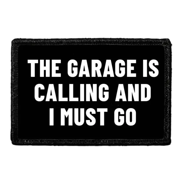Pull Patch Garage Is Calling patch med velcro værksted