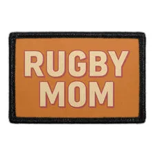 Pull Patch Rugby Mom patch 3x2 velcro