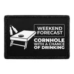 Pull Patch Weekend Forecast Cornhole velcromærke drik