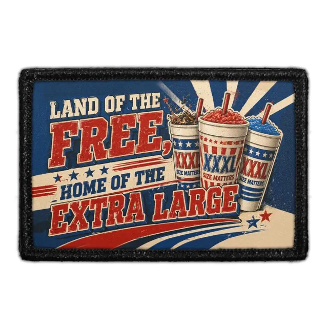 Pull Patch Land of the Free Extra Large patch 3x2
