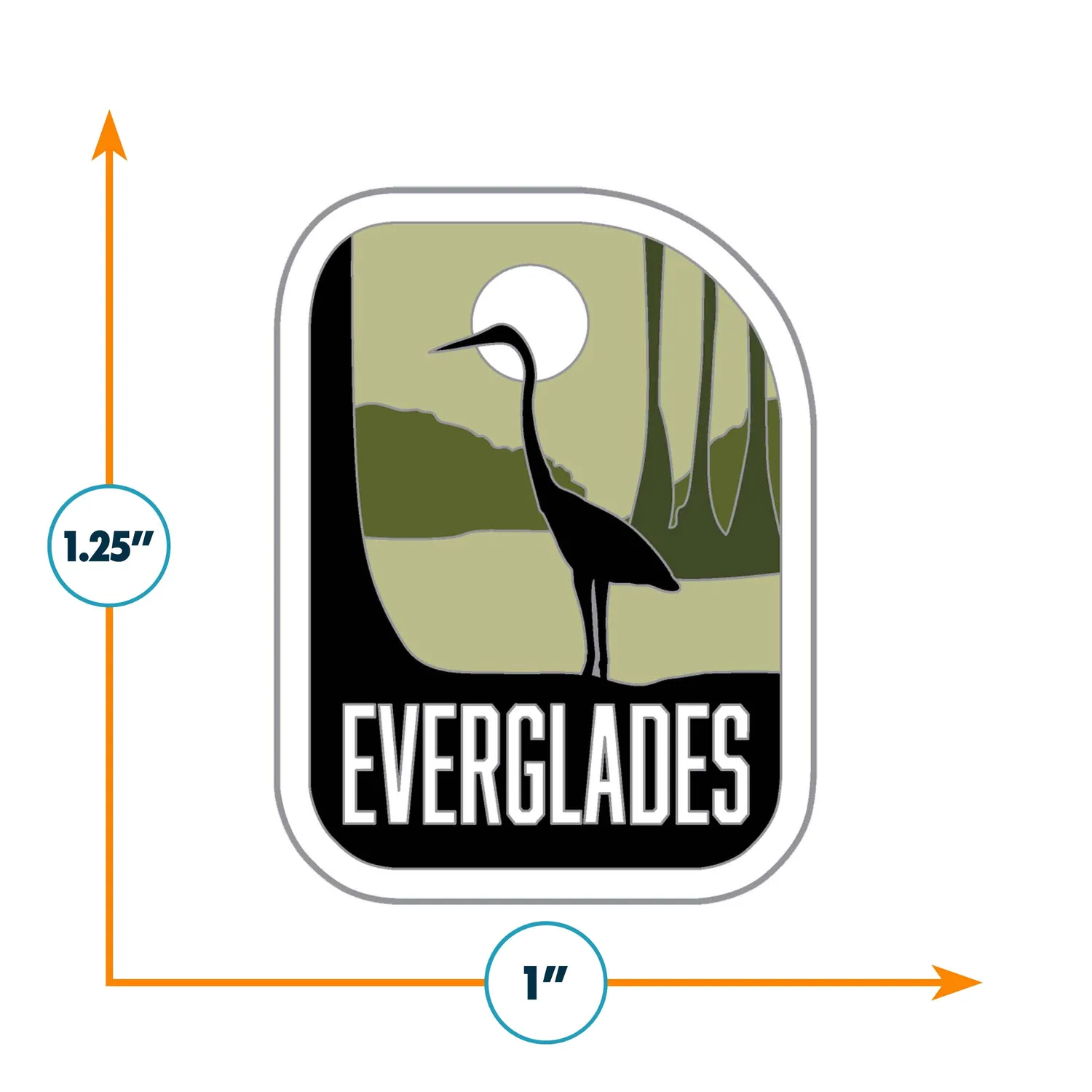 Vagabond Heart Everglades emaljepin hård emalje