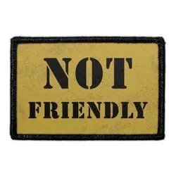 Pull Patch Not Friendly patch med velcro