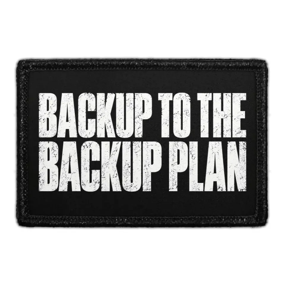 Pull Patch Backup to the Backup Plan patch 3x2 taktisk