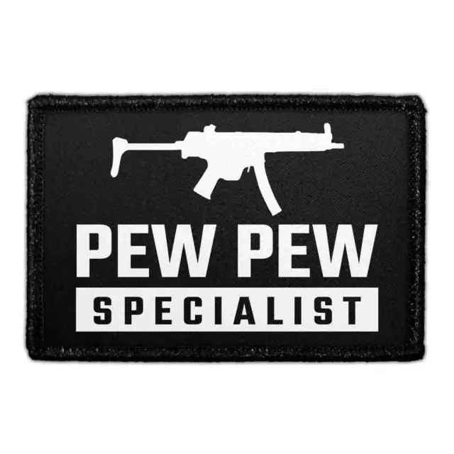 Pull Patch Pew Pew Specialist patch med velcro
