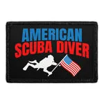 Pull Patch American Scuba Diver patch velcro USA